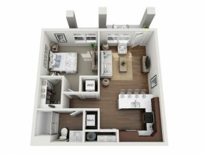 Floor Plan 1H | Seasons at Orchard Hills | Apartments in Oak Creek, WI