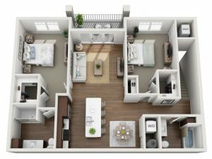 Floor Plan 2D | Seasons at Orchard Hills | Apartments in Oak Creek, WI