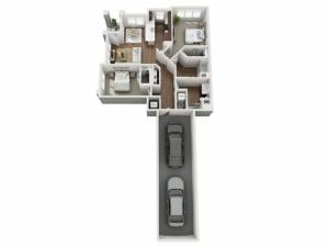 Floor Plan 2G | Seasons at Orchard Hills | Apartments in Oak Creek, WI