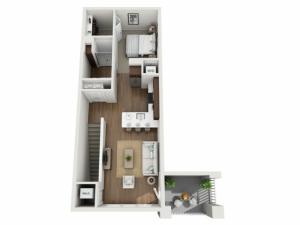 Floor Plan A | Seasons at Orchard Hills | Apartments in Oak Creek, WI