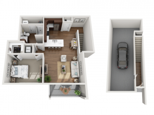 Floor Plan 1L | Seasons at Orchard Hills | Apartments in Oak Creek, WI