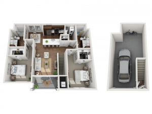 Floor Plan 2E | Seasons at Orchard Hills | Apartments in Oak Creek, WI