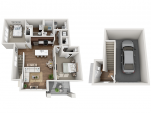 Floor Plan 2J | Seasons at Orchard Hills | Apartments in Oak Creek, WI