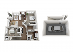 Floor Plan 2I | Seasons at Orchard Hills | Apartments in Oak Creek, WI