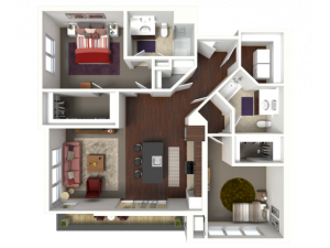 Floor Plan D2 | 50Twenty | Apartments in Madison, WI