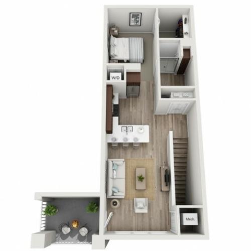 Floor Plan A | Seasons at Randall Road | Apartments in West Dundee, IL