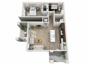 Floor Plan 1D | Seasons at Randall Road | Apartments in West Dundee, IL