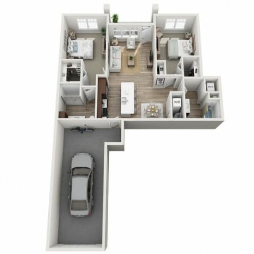 Floor Plan 2B | Seasons at Randall Road | Apartments in West Dundee, IL
