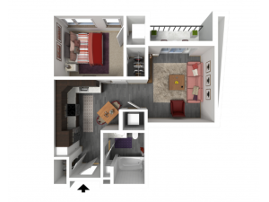 Floor Plan A3 | Forte at 84 South | Apartments in Greenfield, WI