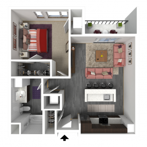 Floor Plan B5 | Forte at 84 South | Apartments in Greenfield, WI