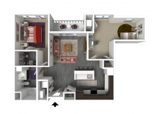 Floor Plan C3 | Forte at 84 South | Apartments in Greenfield, WI