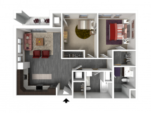 Floor Plan D5 | Forte at 84 South | Apartments in Greenfield, WI
