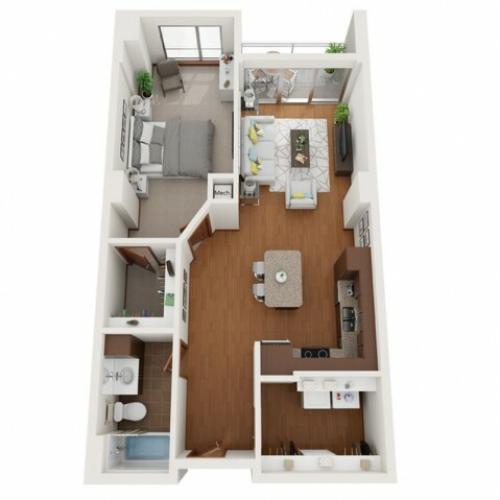 Floor Plan C | Domain | Apartments in Madison, WI