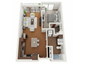 Floor Plan L | Domain | Apartments in Madison, WI