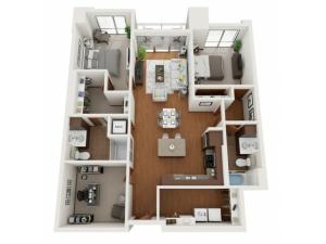 Floor Plan V | Domain | Apartments in Madison, WI