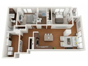 Floor Plan Z | Domain | Apartments in Madison, WI