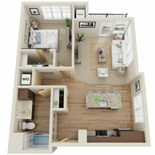 Floor Plan B2 | The Junction | Apartments in Menomonee Falls, WI
