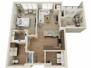Floor Plan C1 | The Junction | Apartments in Menomonee Falls, WI