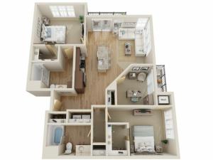 Floor Plan E1 | The Junction | Apartments in Menomonee Falls, WI