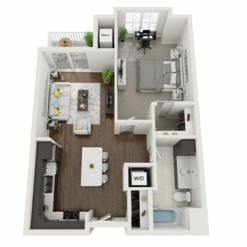 B1 - The 85 at Maple Grove | Townhomes and Apartments in Madison, WI