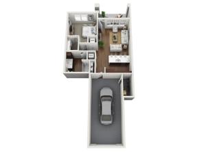Floor Plan 1A | Drexel Ridge Apartments | Apartments in Oak Creek, WI