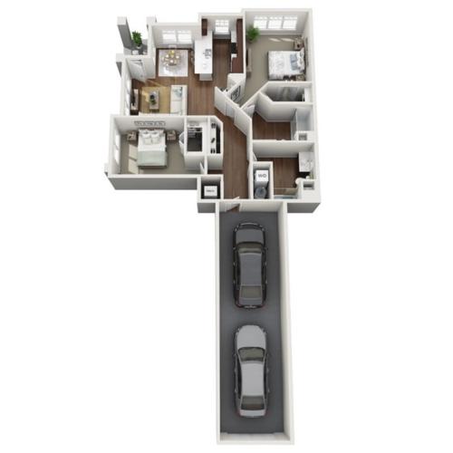 Floor Plan 2A | Drexel Ridge Apartments | Apartments in Oak Creek, WI
