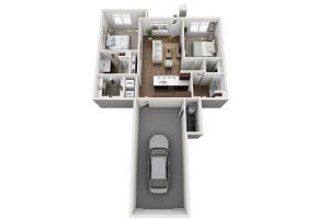 Floor Plan 2D | Drexel Ridge Apartments | Apartments in Oak Creek, WI