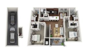 Floor Plan 2I | Drexel Ridge Apartments | Apartments in Oak Creek, WI