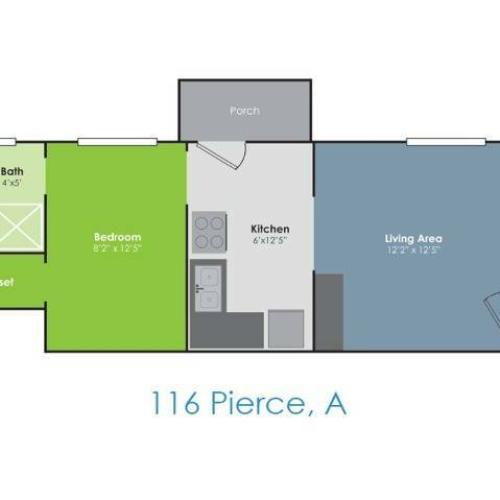 Floor Plan E | Apartments in Lafayette IN | Collegiate Communities