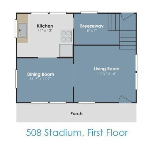 Floor Plan I | Apartments in Lafayette IN | Collegiate Communities