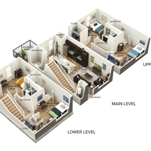 Four Bedroom (TH4)