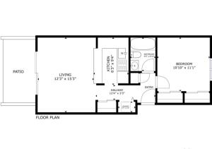 One Bedroom - 680 square feet