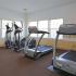Fitness center with cardio equipment at Morrisville, PA apartments