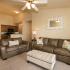 Orchard Park apartments furnished living room and kitchen