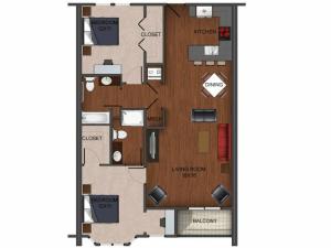 2 bedroom apartment home at Township 28