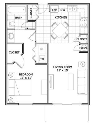 One bedroom apartment | springfield, mo