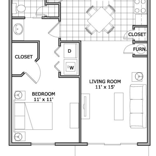 One bedroom apartment | springfield, mo