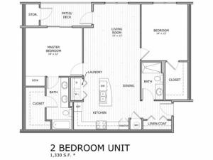 floor plan for 2 bedroom apartment