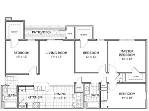 Coryell Crossing 4 Bedroom Floor Plan