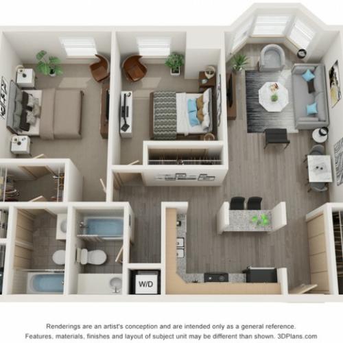 Two Bedroom Paired