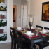Picturesque dining area at tThe Woods at Cherry Creek Apartments, Olathe KS apartments for rent.