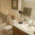 Bathroom in two bedroom two bathroom apartment for rent | Georgetown Apartments.