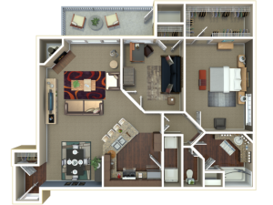 Washington Floor Plan | Georgetown Apartments