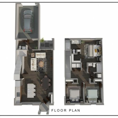 floor plan drawing for Ibis
