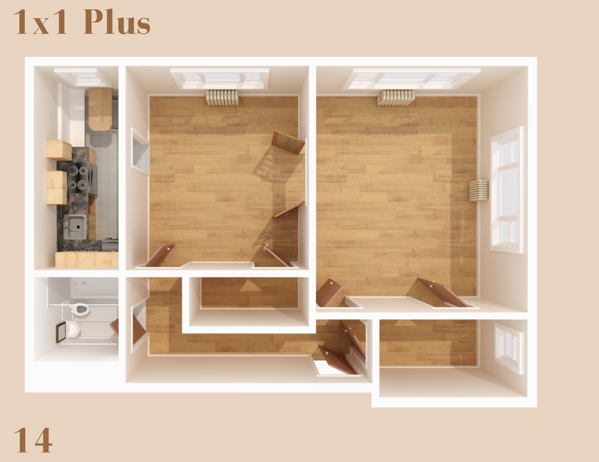 Studio - 2 Bed Apartments - Check Availability | Wilsonian