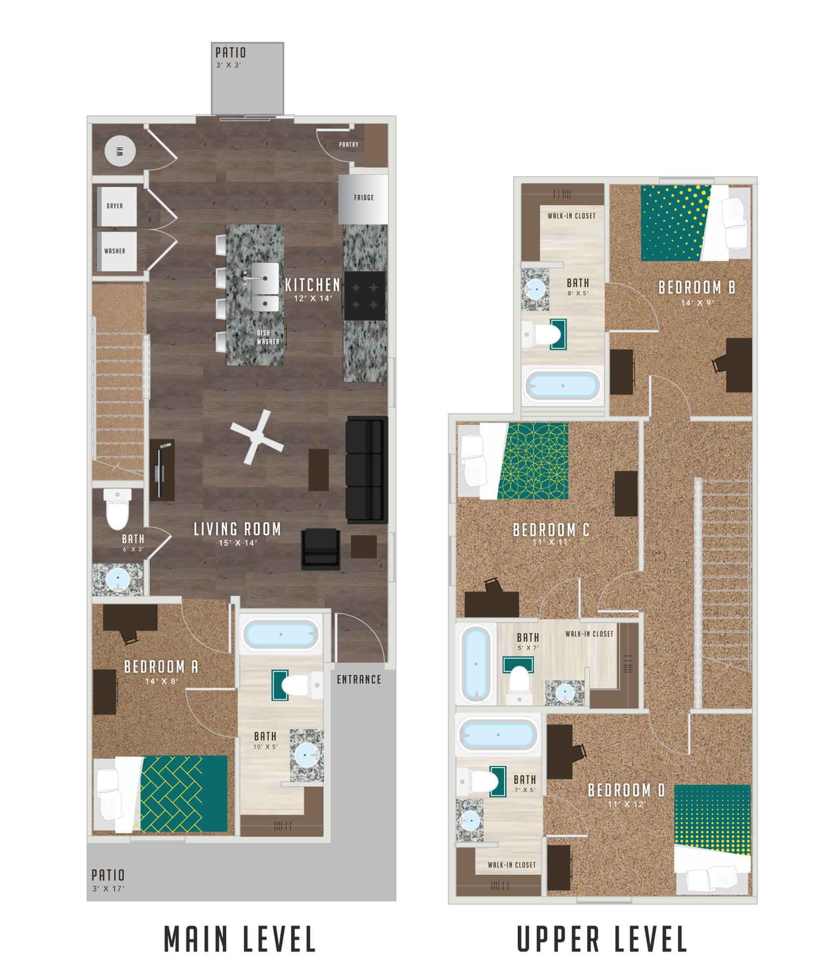 Photos Student Apartments in Pullman, WA The Hills on Grand