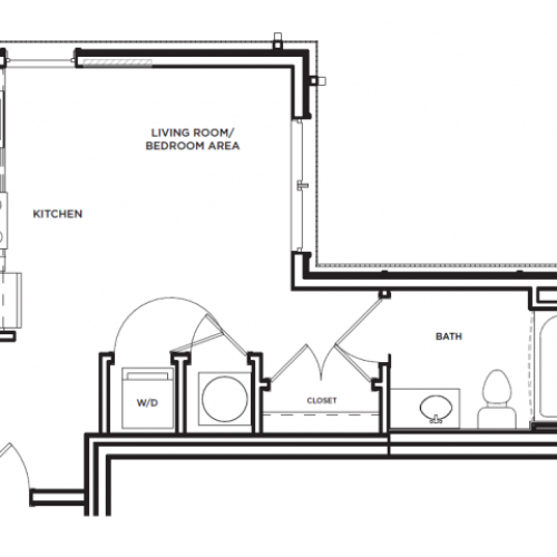 Astoria A1 1 Bed Apartment The Standard At Raleigh