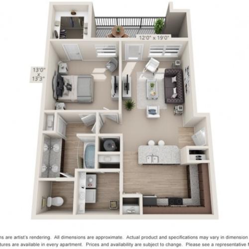The Murray 2 Bed Apartment Atlantic At Parkridge Apartments