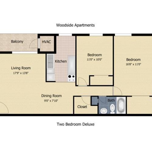 1 Bedroom 1 Bed Apartment Woodside