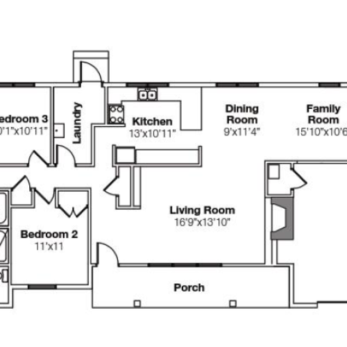 Garcia 3 Bed Apartment Camp Lejeune New River Jacksonville, NC